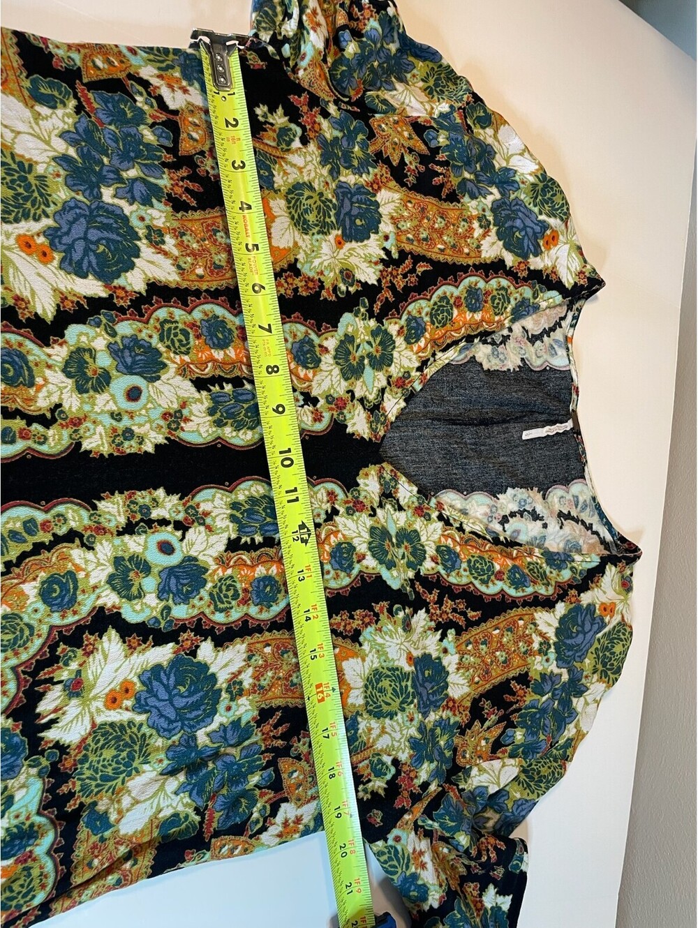 Free People Lovely Dreams Floral Print Tunic Dress Size - Oversized - Size Large - Picture 9 of 10